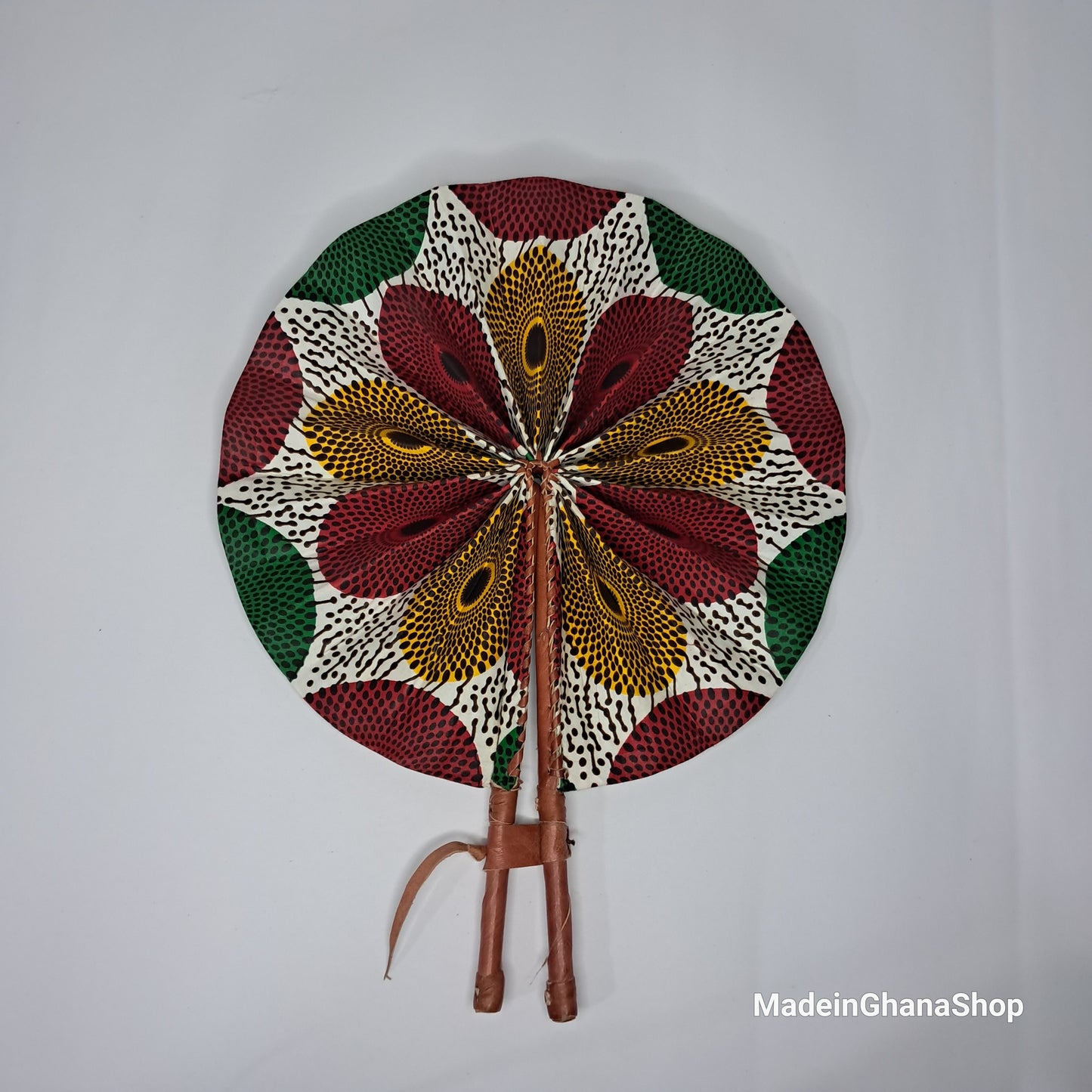 Ghanaian Fabric Fan - AB029