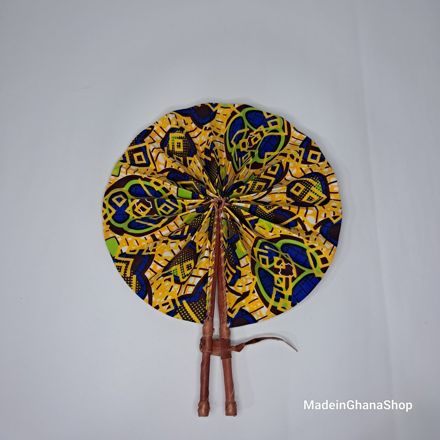 Ghanaian Fabric Fan - AB058