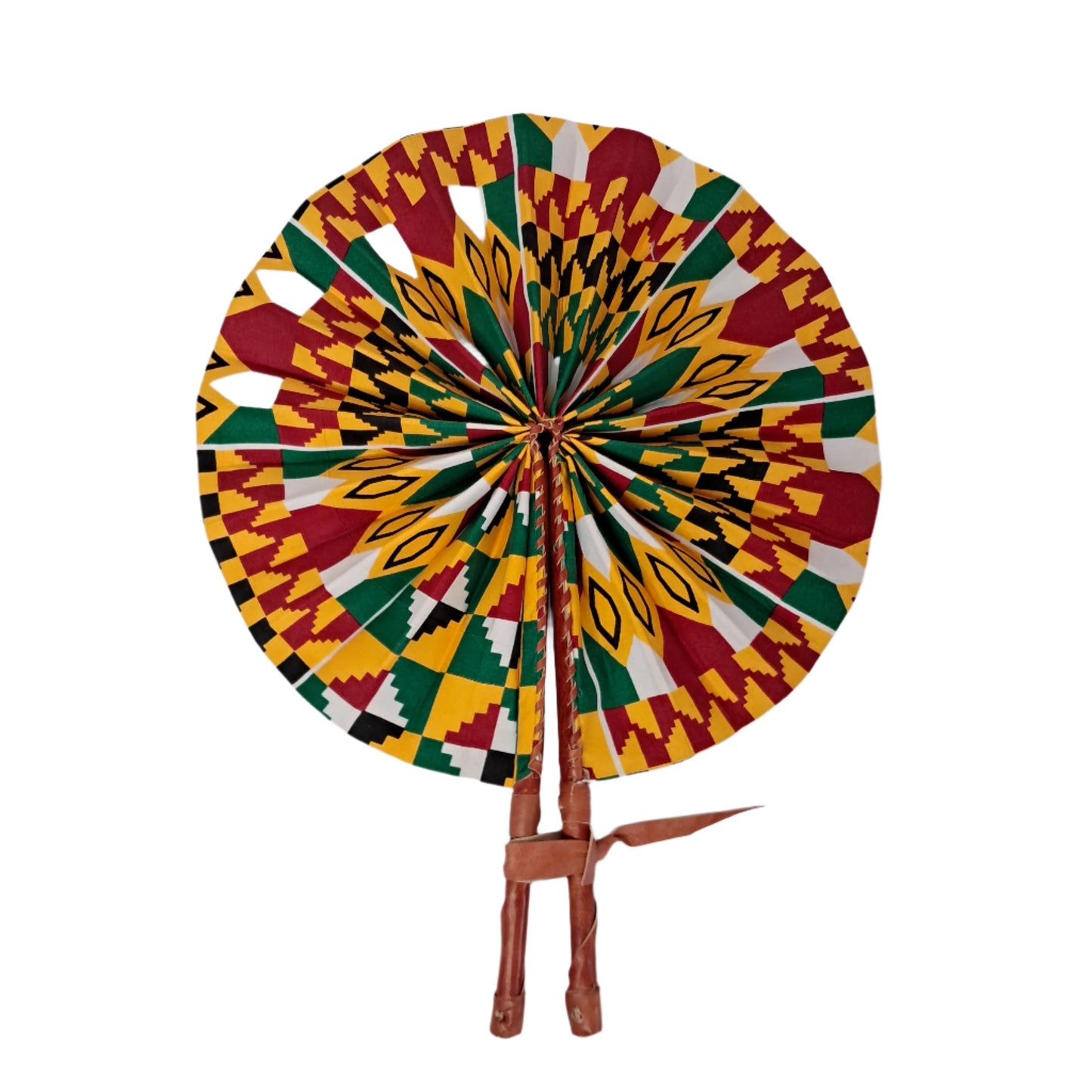 Kente Fabric Fan - AB040