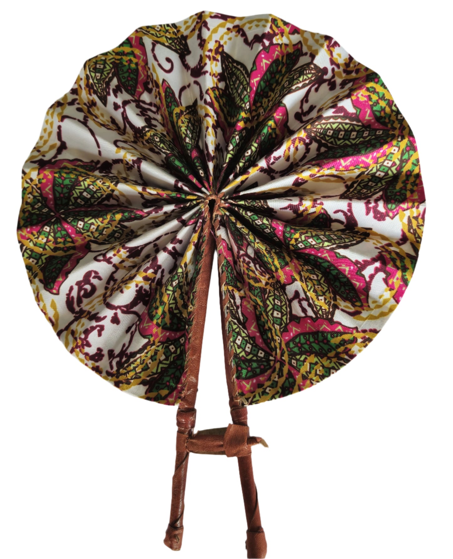 Ghanaian Fabric Fan - AB101
