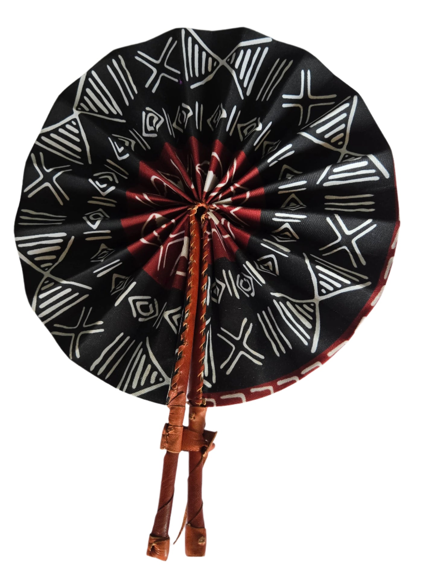 Ghanaian Fabric Fan - AB124