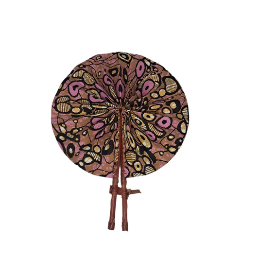 Ghanaian Fabric Fan - AB011