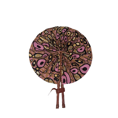 Ghanaian Fabric Fan - AB011