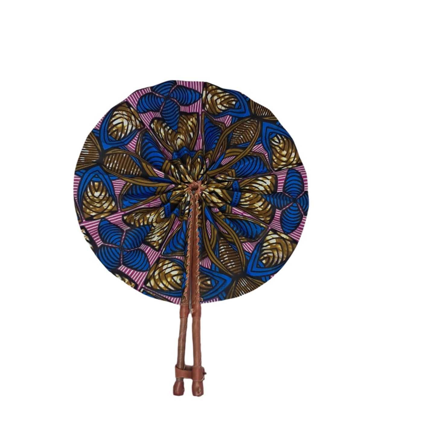Ghanaian Fabric Fan - AB050