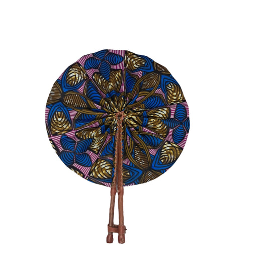 Ghanaian Fabric Fan - AB050