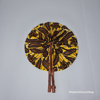 Ghanaian Fabric Fan - AB030