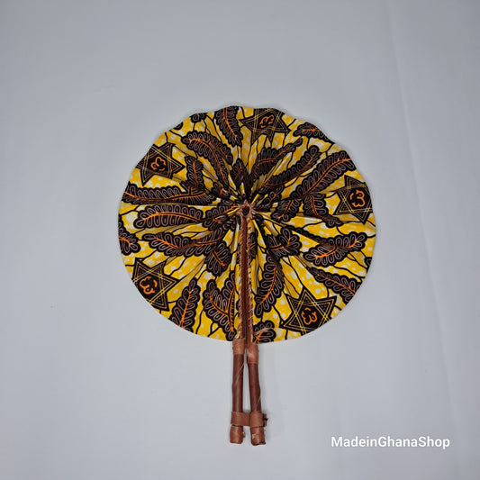 Ghanaian Fabric Fan - AB030