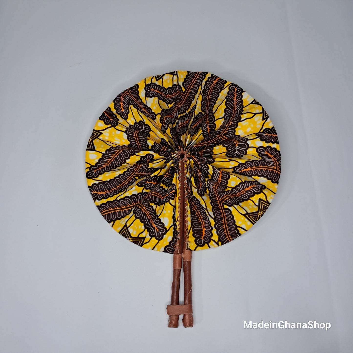 Ghanaian Fabric Fan - AB030