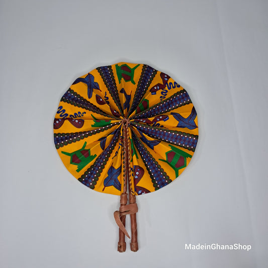 Ghanaian Fabric Fan - AB023