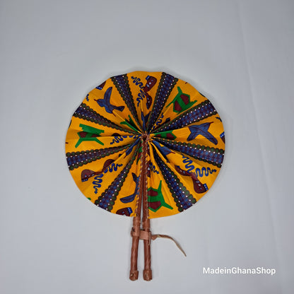 Ghanaian Fabric Fan - AB023