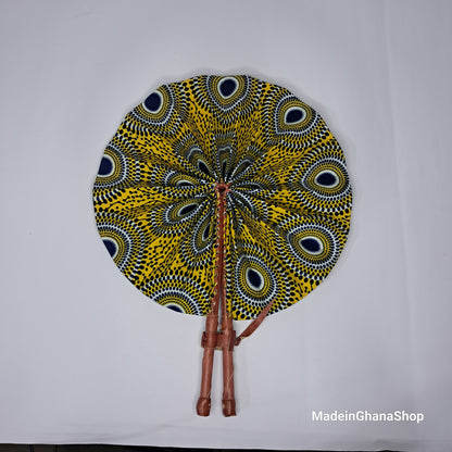 Ghanaian Fabric Fan - AB028