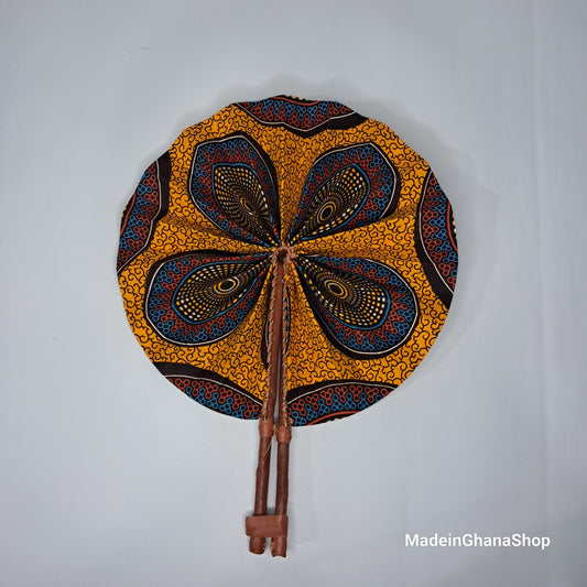 Ghanaian Fabric Fan - AB041