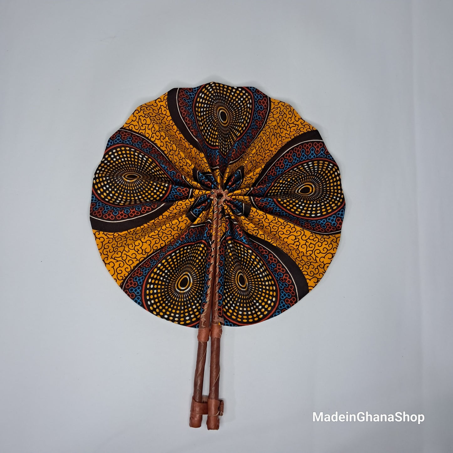 Ghanaian Fabric Fan - AB041