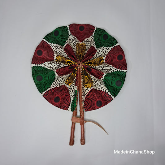 Ghanaian Fabric Fan - AB029
