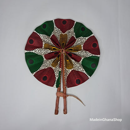 Ghanaian Fabric Fan - AB029