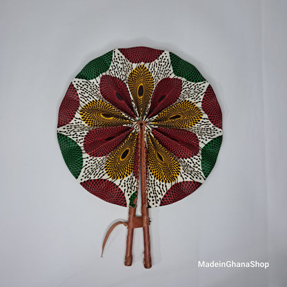 Ghanaian Fabric Fan - AB029