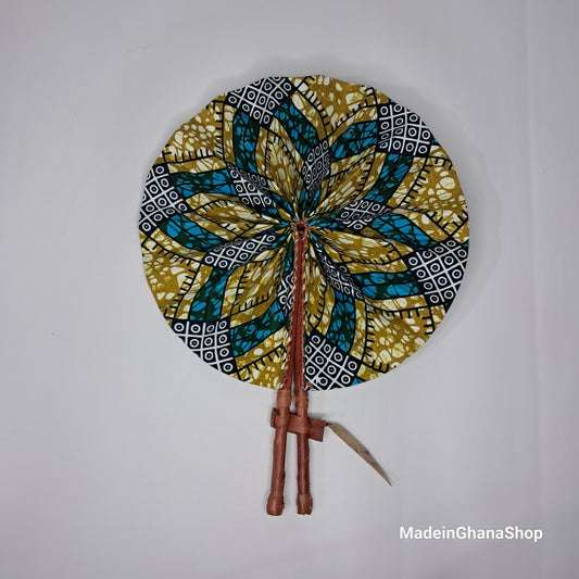 Ghanaian Fabric Fan - AB031