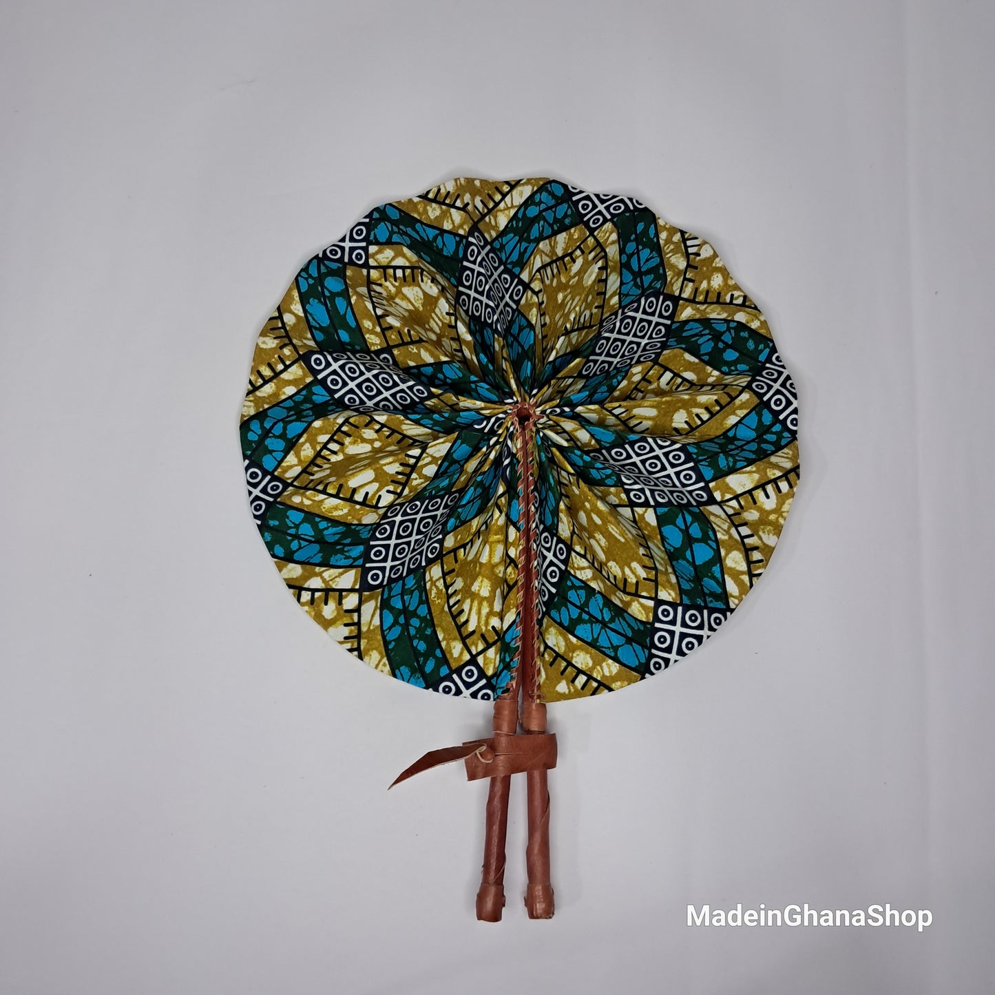 Ghanaian Fabric Fan - AB031