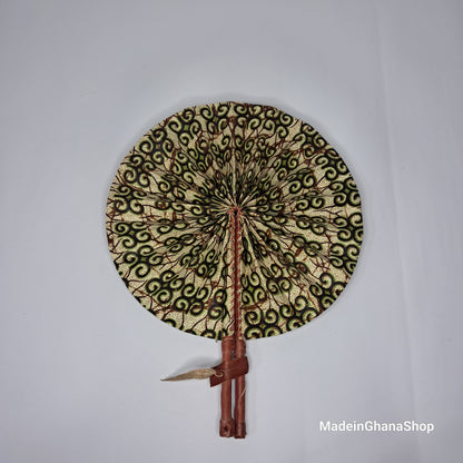 Ghanaian Fabric Fan - AB001