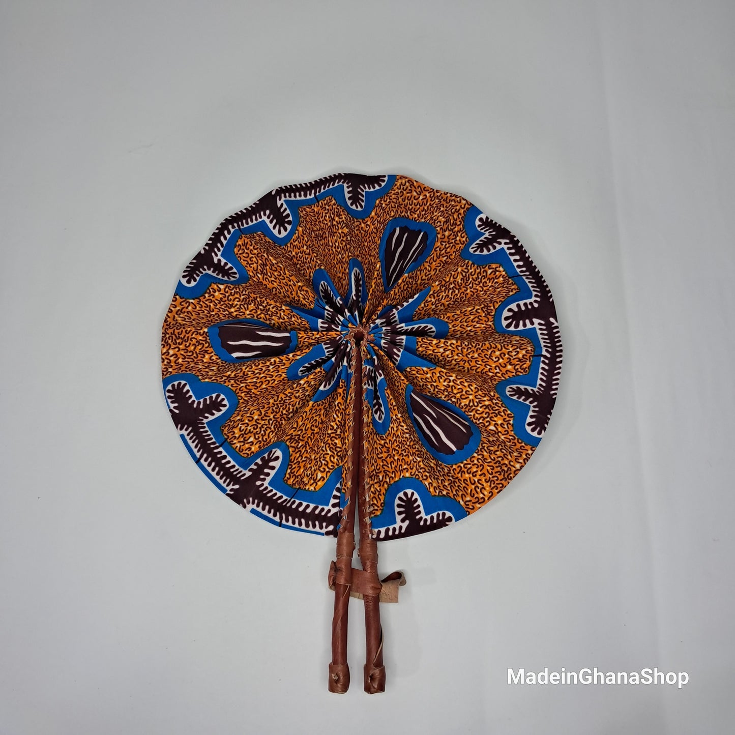 Ghanaian Fabric Fan - AB060