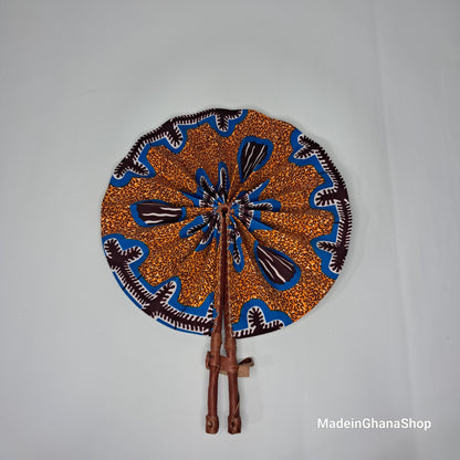 Ghanaian Fabric Fan - AB060