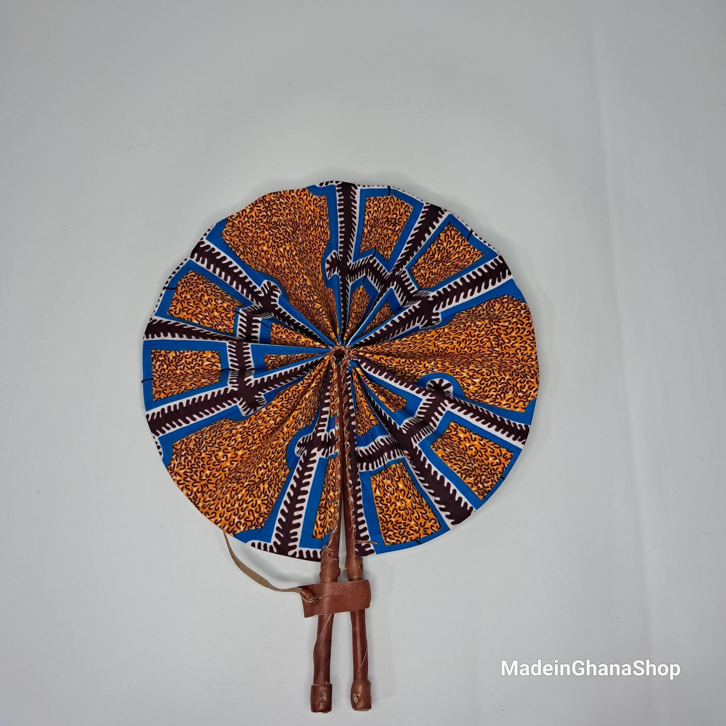 Ghanaian Fabric Fan - AB060