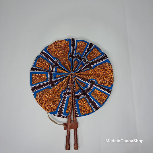 Ghanaian Fabric Fan - AB060