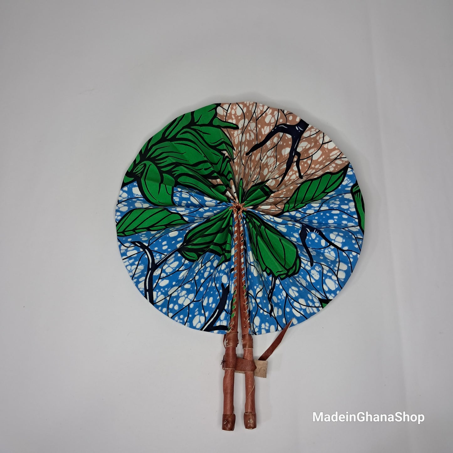 Ghanaian Fabric Fan - AB012