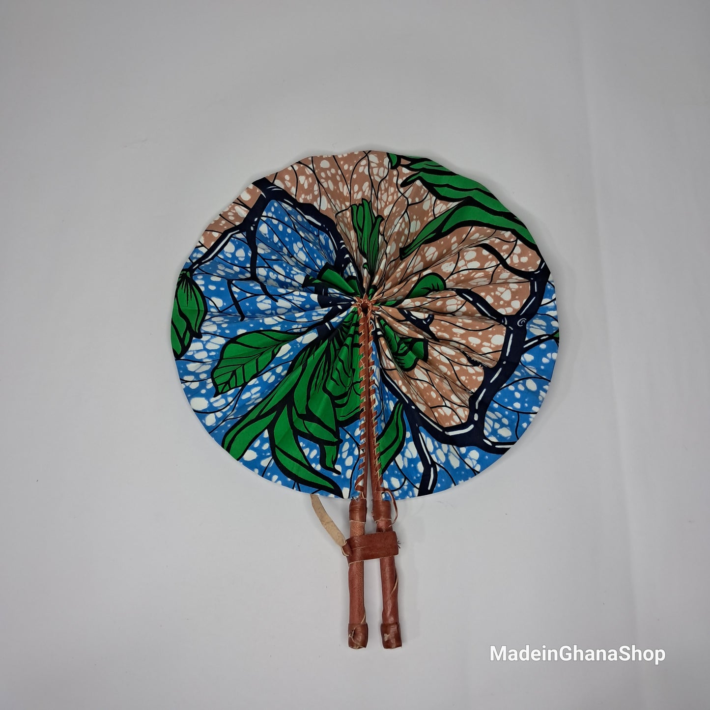 Ghanaian Fabric Fan - AB012