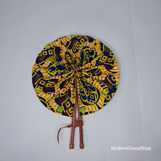 Ghanaian Fabric Fan - AB058