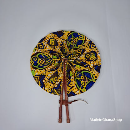 Ghanaian Fabric Fan - AB058