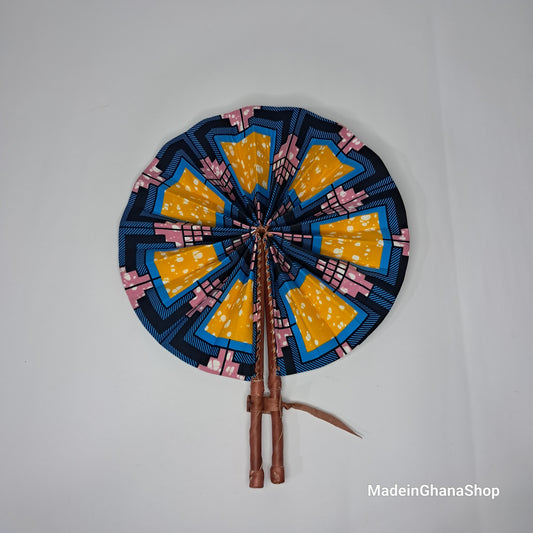 Ghanaian Fabric Fan - AB051