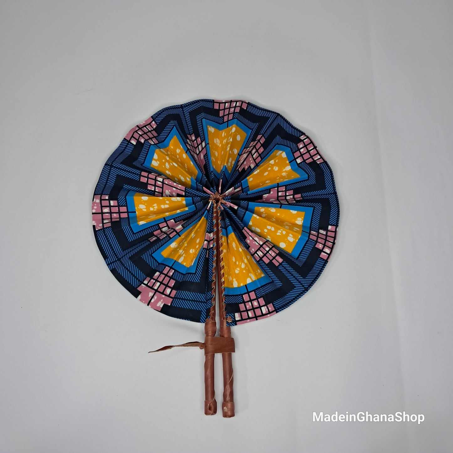 Ghanaian Fabric Fan - AB051