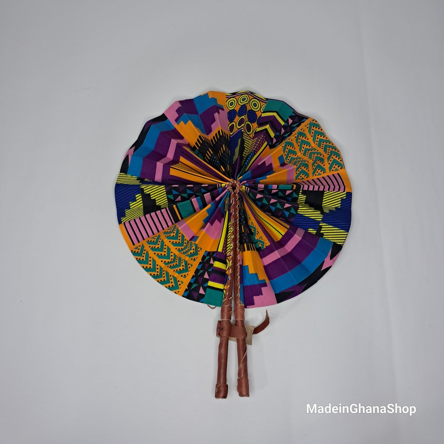 Ghanaian Fabric Fan - AB005