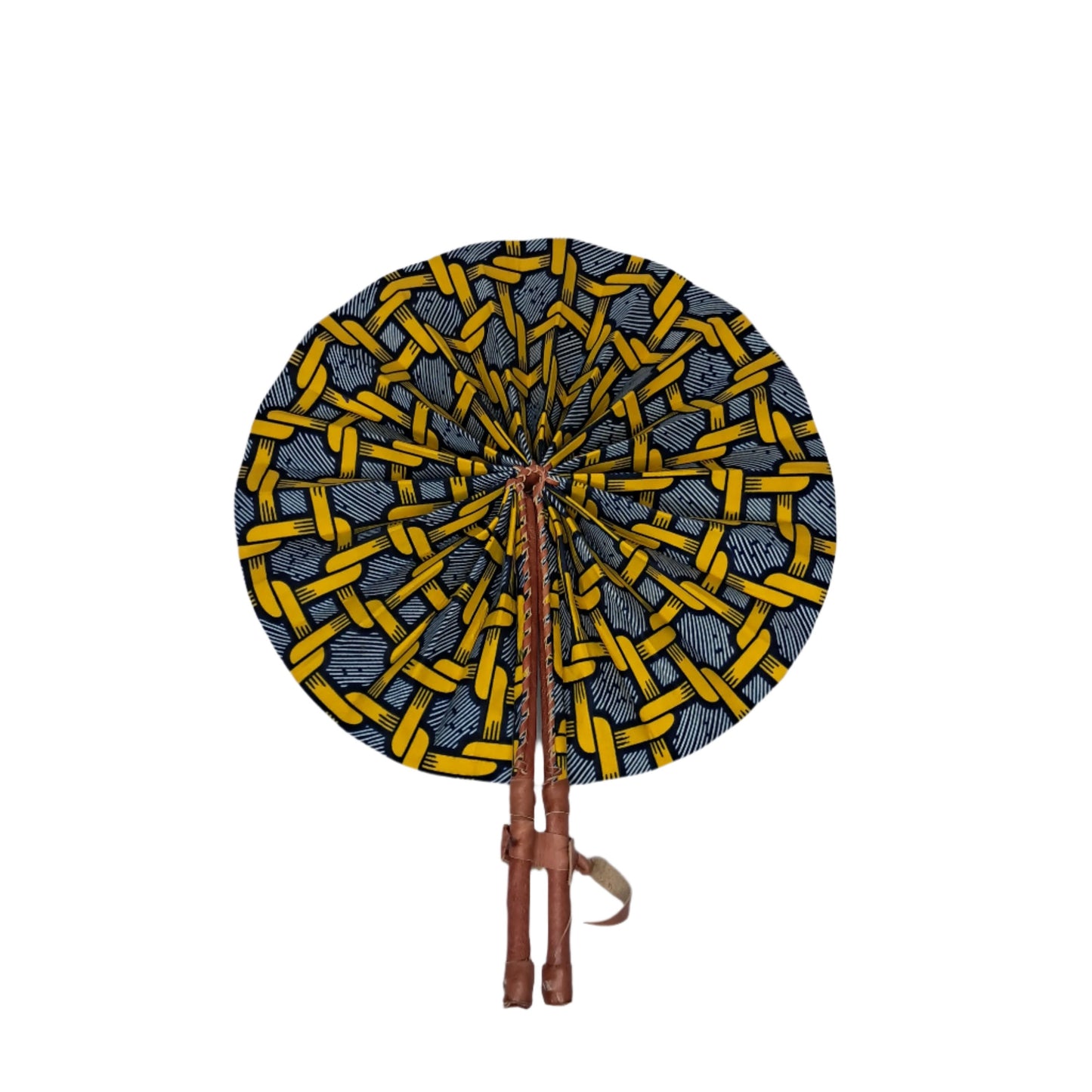 Ghanaian Fabric Fan - AB002