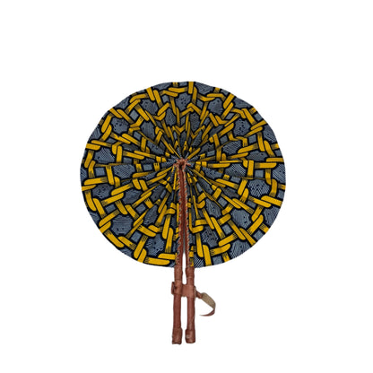 Ghanaian Fabric Fan - AB002