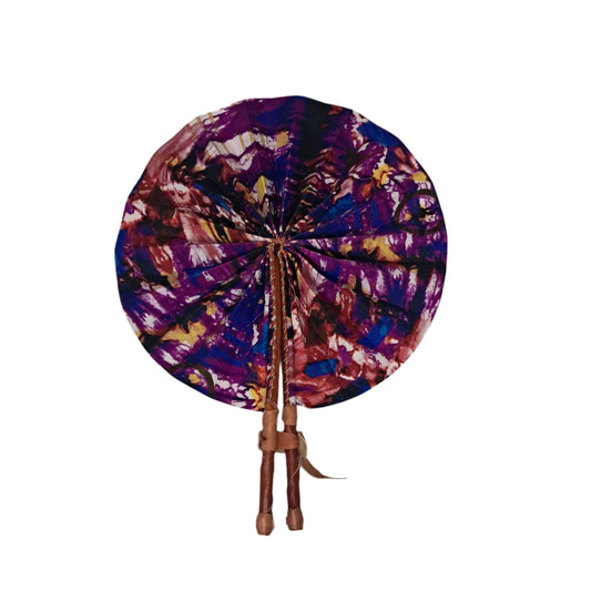 Ghanaian Fabric Fan - AB016