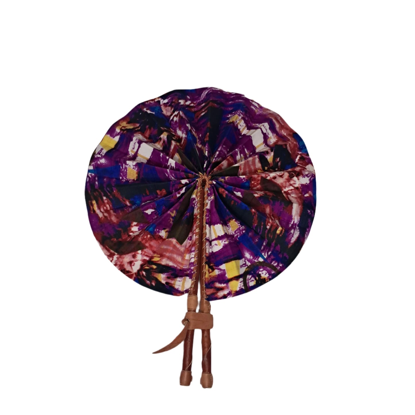 Ghanaian Fabric Fan - AB016