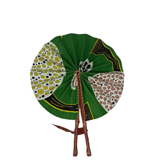 Ghanaian Fabric Fan - AB043