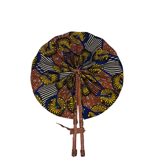 Ghanaian Fabric Fan - AB049