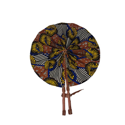 Ghanaian Fabric Fan - AB049
