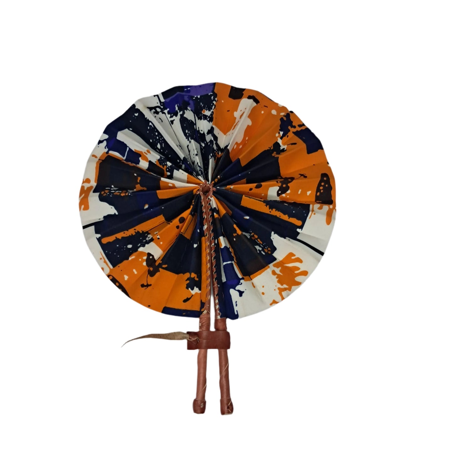 Ghanaian Fabric Fan -AB008