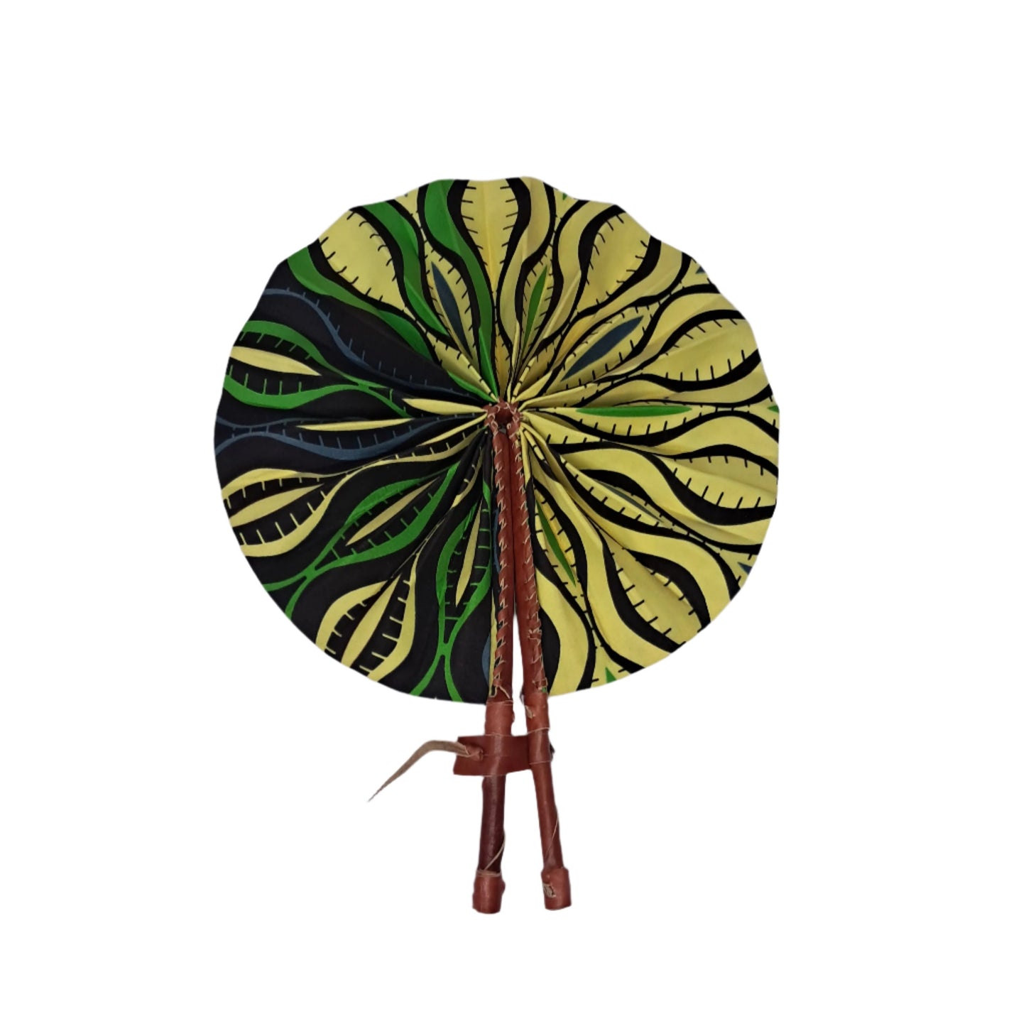 Ghanaian Fabric Fan - AB014