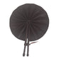 Ghanaian Plain Fabric Fan - PF001 Black