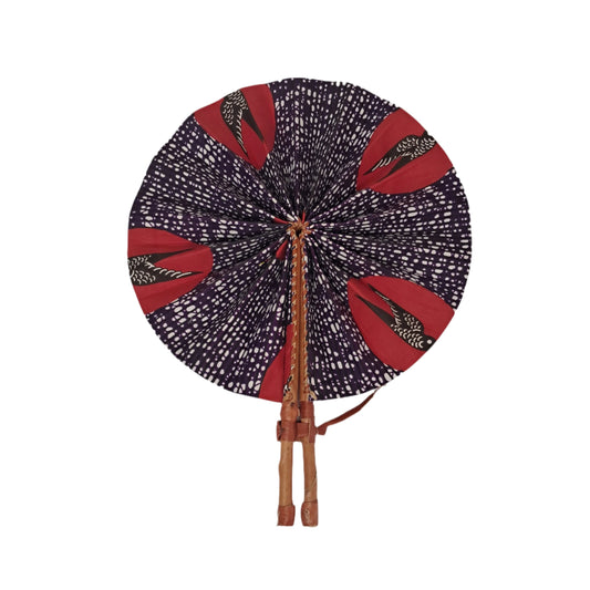 Ghanaian Fabric Fan - AB024
