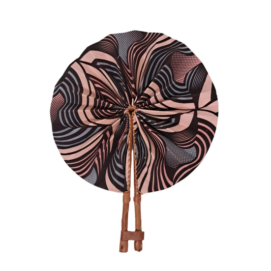 Ghanaian Fabric Fan - AB047