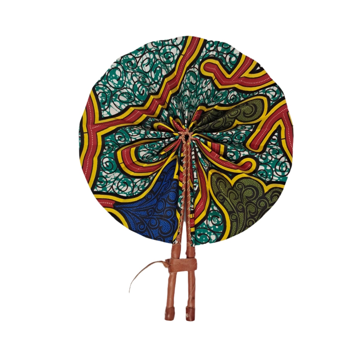Ghanaian Fabric Fan - AB053