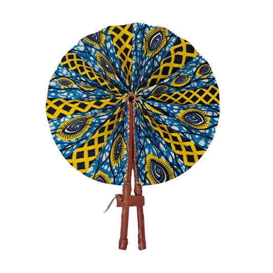 Ghanaian Fabric Fan - AB063
