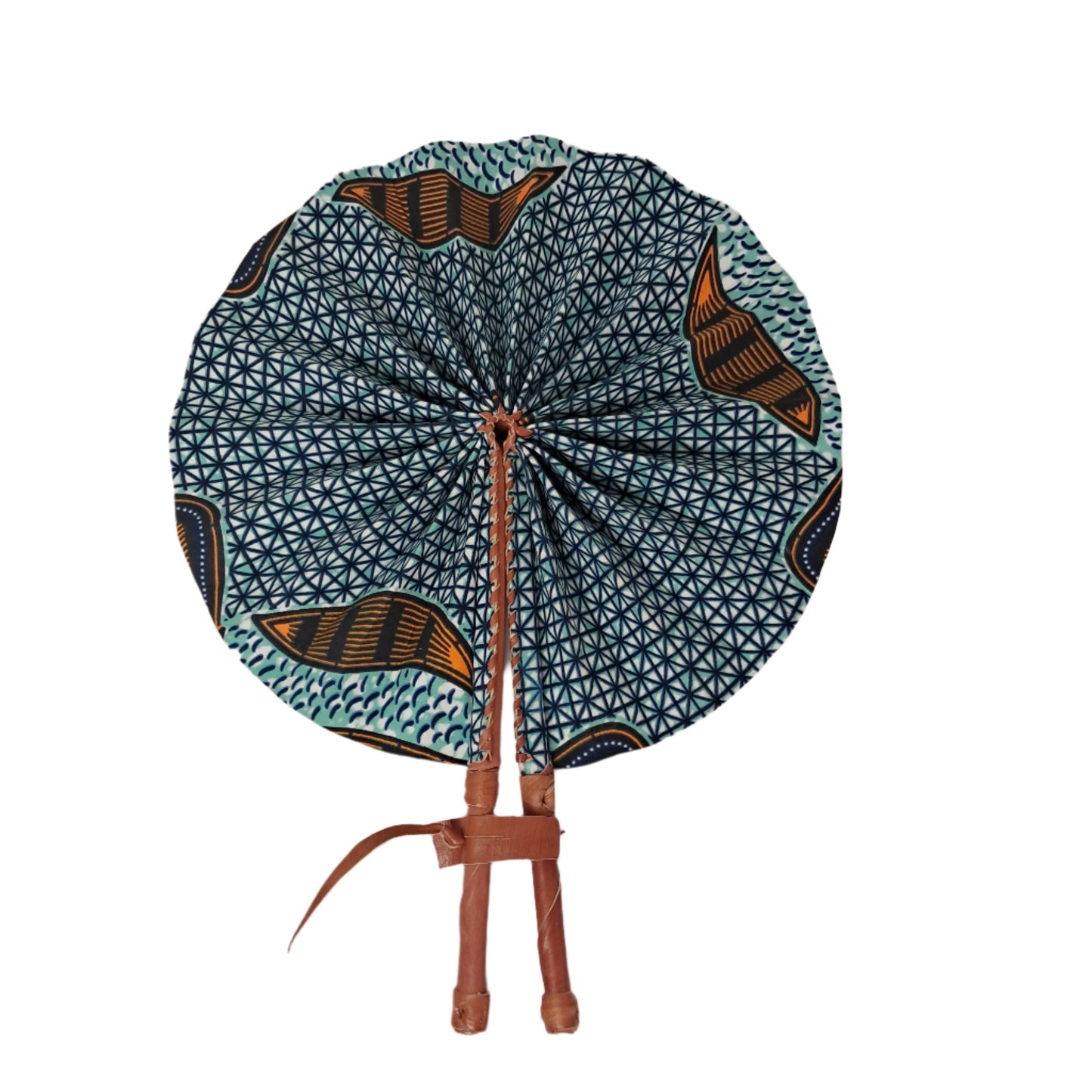 Ghanaian Fabric Fan - AB067