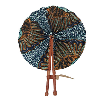 Ghanaian Fabric Fan - AB067